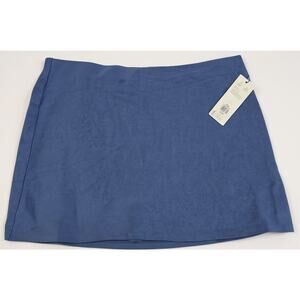 NWT CALIA Essential High-Rise Mini‎ Skort Womens Ardosia Slate XL